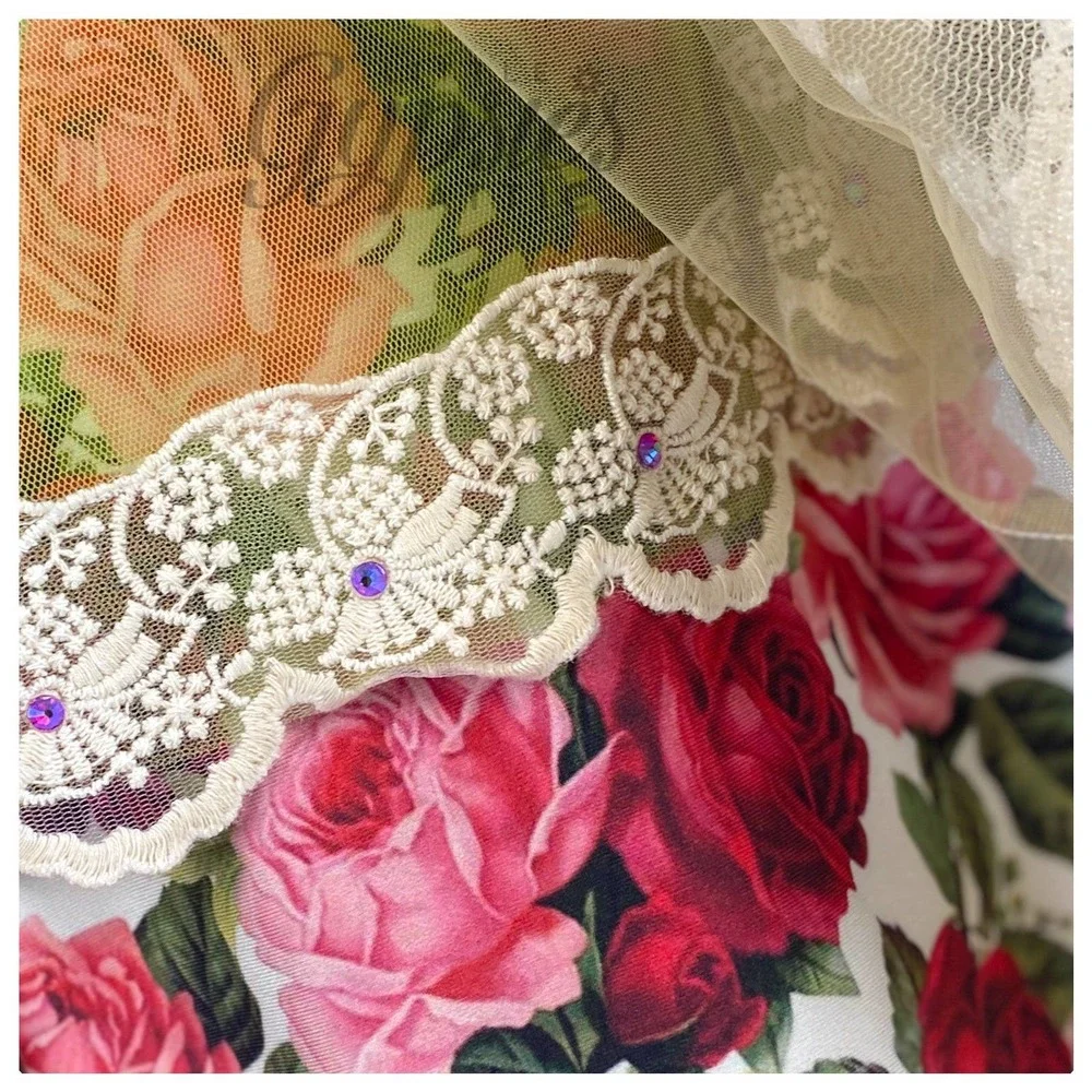 Victorian Art Deco Gypsy Skirt - Picture 8 of 10